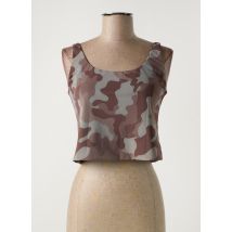 AHIMARIA - Top marron en polyamide - Femme - Taille 40 - Modz