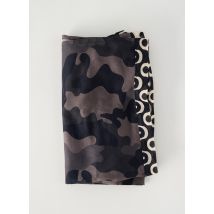 AHIMARIA - Paréo gris en coton - Femme - Taille TU - Modz