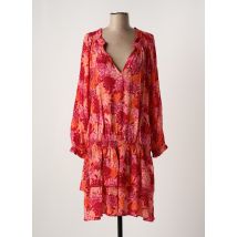 CHARLOTTE SPARRE - Robe mi-longue rose en viscose - Femme - Taille 40 - Modz
