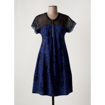 INDIES - Robe mi-longue bleu en polyamide - Femme - Taille 36 - Modz