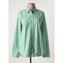 CALIBAN - Chemisier vert en coton - Femme - Taille 44 - Modz
