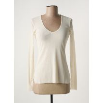 TWINSET - T-shirt beige en polyamide - Femme - Taille 42 - Modz