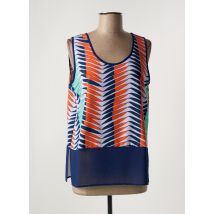 BLEU BLANC ROUGE - Top bleu en polyester - Femme - Taille 40 - Modz