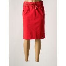 AIRFIELD - Jupe mi-longue rouge en viscose - Femme - Taille 38 - Modz