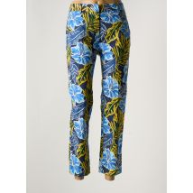 MAX MARA - Pantalon 7/8 bleu en coton - Femme - Taille 44 - Modz