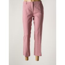 MAX MARA - Pantalon 7/8 rouge en coton - Femme - Taille 42 - Modz