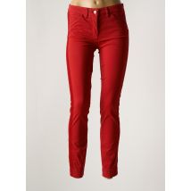LUISA CERANO - Pantalon slim rouge en coton - Femme - Taille 36 - Modz
