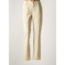 TRUSSARDI JEANS - Pantalon droit beige en coton - Femme - Taille W33 - Modz