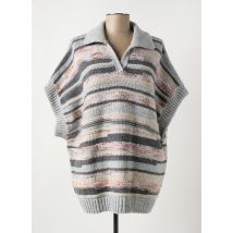 CHIARA FIORINI - Pull gris en acrylique - Femme - Taille 36 - Modz