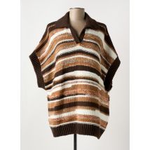 CHIARA FIORINI - Pull marron en acrylique - Femme - Taille 36 - Modz