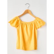 BOBOLI - T-shirt jaune en coton - Fille - Taille TU - Modz