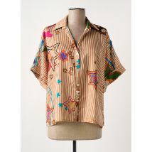 SCARLET ROOS - Chemisier marron en polyester - Femme - Taille TU - Modz