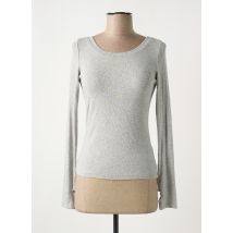 DROLE DE COPINE - T-shirt gris en coton - Femme - Taille 38 - Modz