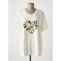 HOLLY & JOEY - T-shirt beige en coton - Femme - Taille TU - Modz