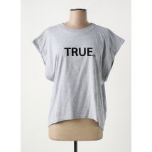 MINETTE - T-shirt gris en coton - Femme - Taille TU - Modz