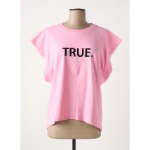 LUMINA - T-shirt rose en coton - Femme - Taille TU - Modz