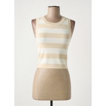 OPULLENCE - Pull beige en viscose - Femme - Taille 38 - Modz