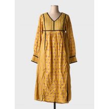 MAMOUCHKA - Robe mi-longue jaune en coton - Femme - Taille 38 - Modz