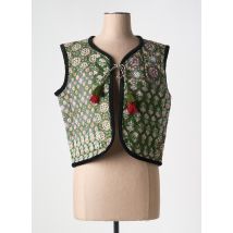 MAMOUCHKA - Gilet sans manche vert en coton - Femme - Taille 36 - Modz