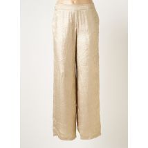 SCARLET ROOS - Pantalon droit or en polyester - Femme - Taille 38 - Modz