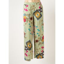 SCARLET ROOS - Pantalon large vert en polyester - Femme - Taille 38 - Modz