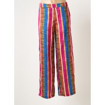 SCARLET ROOS - Pantalon large rose en polyester - Femme - Taille 38 - Modz