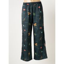 VIE TA VIE - Pantalon large bleu en polyester - Femme - Taille 36 - Modz