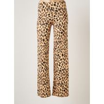 BE FUN - Pantalon droit beige en polyester - Femme - Taille 36 - Modz
