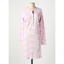 BARANDI - Chemise de nuit rose en coton - Femme - Taille 42 - Modz