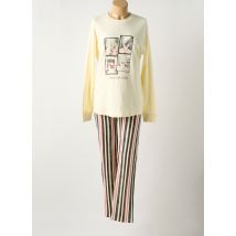 BARANDI - Pyjama beige en coton - Femme - Taille 38 - Modz