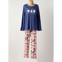 MASSANA - Pyjama bleu en polyester - Femme - Taille 44 - Modz