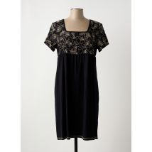 BARANDI - Chemise de nuit noir en viscose - Femme - Taille 42 - Modz