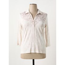 RABE - T-shirt beige en viscose - Femme - Taille 46 - Modz