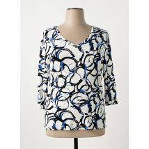 ANANKE - T-shirt bleu en viscose - Femme - Taille 46 - Modz