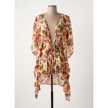 AGATHE & LOUISE - Veste kimono rouge en viscose - Femme - Taille 40 - Modz