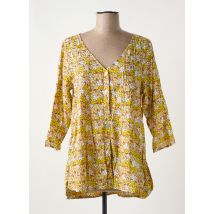 AGATHE & LOUISE - Tunique manches longues jaune en coton - Femme - Taille 40 - Modz