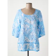 AGATHE & LOUISE - Tunique manches longues bleu en viscose - Femme - Taille 40 - Modz