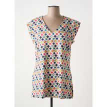 REVER MILE - T-shirt beige en polyester - Femme - Taille 38 - Modz