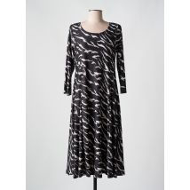 OLIVER JUNG - Robe mi-longue noir en polyester - Femme - Taille 42 - Modz