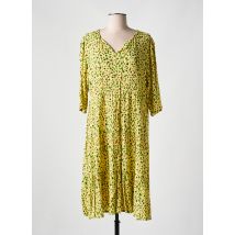 AGATHE & LOUISE - Robe mi-longue jaune en viscose - Femme - Taille 40 - Modz
