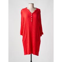 AGATHE & LOUISE - Robe mi-longue rouge en viscose - Femme - Taille 40 - Modz