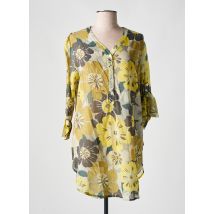 L'ATELIER D'ANNA - Tunique manches longues vert en coton - Femme - Taille 40 - Modz