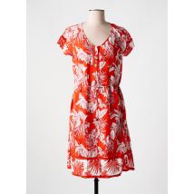 AGATHE & LOUISE - Robe mi-longue orange en viscose - Femme - Taille 40 - Modz