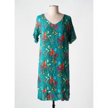 COLINE - Robe mi-longue vert en viscose - Femme - Taille 36 - Modz