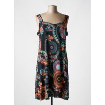 COLINE - Robe mi-longue noir en polyester - Femme - Taille 46 - Modz