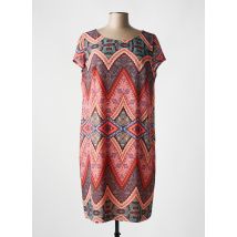 ARONA - Robe mi-longue orange en polyester - Femme - Taille 44 - Modz