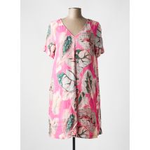 DIVAS - Robe courte rose en viscose - Femme - Taille 42 - Modz