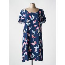 DIVAS - Robe courte bleu en viscose - Femme - Taille 42 - Modz