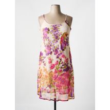 MYSTERY BY PSF - Robe mi-longue rose en polyester - Femme - Taille 46 - Modz