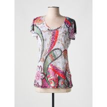 KY CREATION - T-shirt rouge en polyester - Femme - Taille 40 - Modz